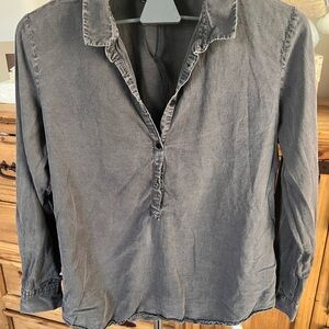 Casual Gray Women's Top